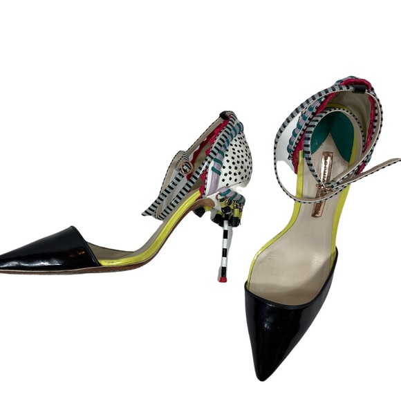 Multi color Sophia Webster Solange tassel fringe leather pumps size 40 - Picture 4 of 14